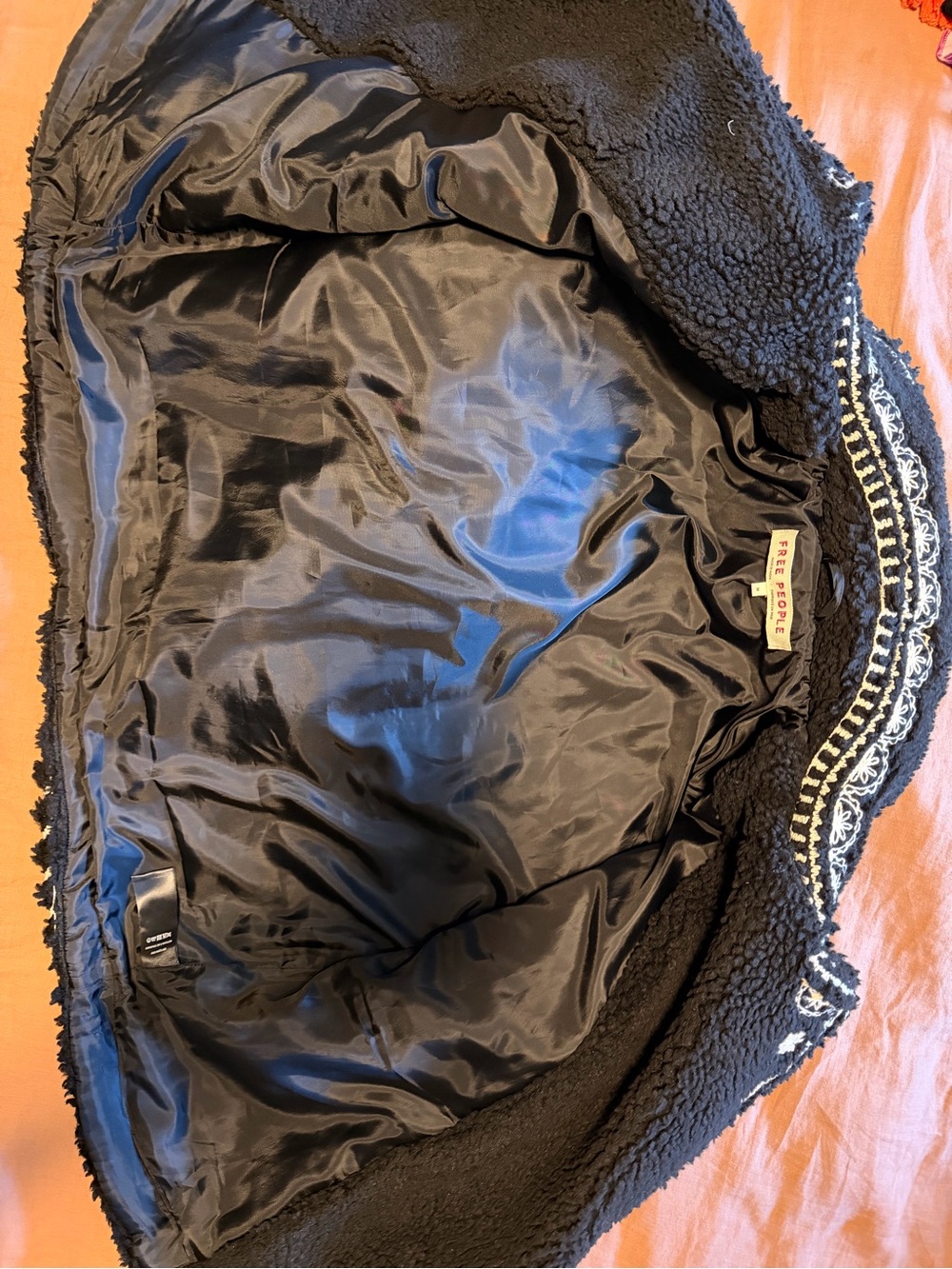 Free People Maya Embroidered Sherpa jacket - Picture 7 of 7